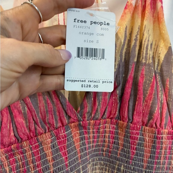 Free People Indian summer dress new with tag size S - Picture 4 of 5